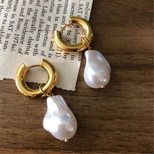 Load image into Gallery viewer, Pearl Statement Earrings
