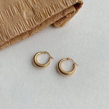 Load image into Gallery viewer, Classic Gold Hoops
