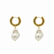 Load image into Gallery viewer, Pearl Statement Earrings
