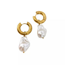 Load image into Gallery viewer, Pearl Statement Earrings
