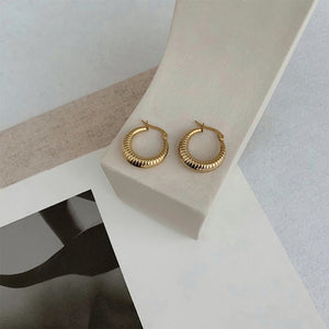 Classic Gold Hoops