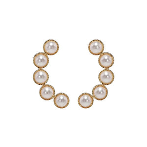 LUMI Gold and Pearl Studs