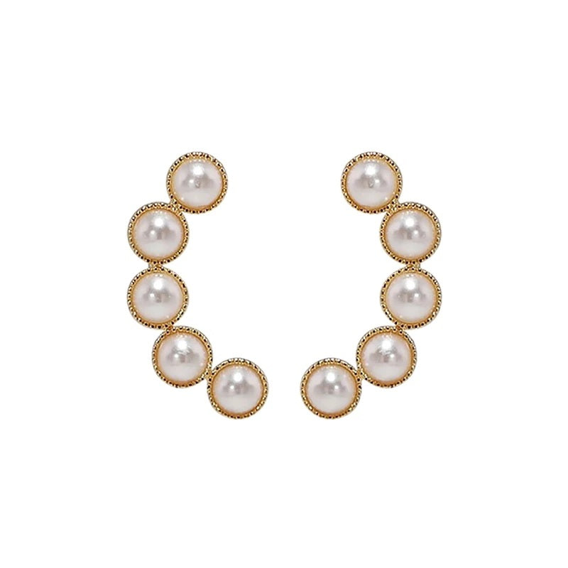 LUMI Gold and Pearl Studs