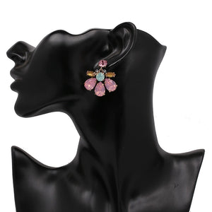 MABEL Pink Statement Earrings