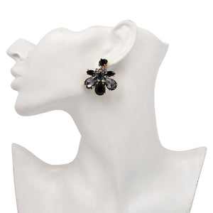 MABEL Black Statement Earrings