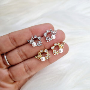 GISELLE Silver Studs