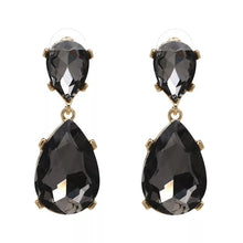 Load image into Gallery viewer, RHEMA Grey Statement Earrings - LILYANI LONDON - Earrings
