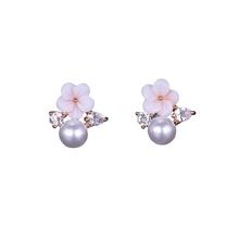 Load image into Gallery viewer, MALONE Rose Gold Studs
