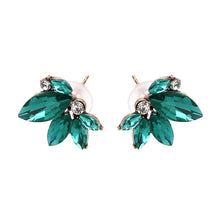 Load image into Gallery viewer, SCARLET Dark Green Statement Studs
