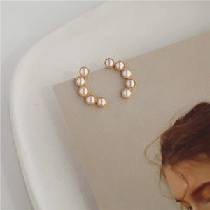 LUMI Gold and Pearl Studs