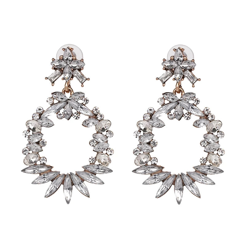 LILY Crystal Statement Earrings - LILYANI LONDON - Earrings