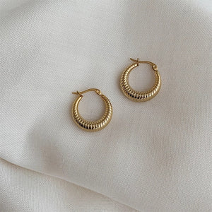 Classic Gold Hoops