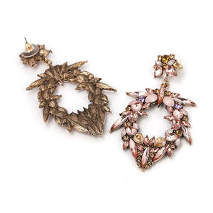 ROSALINE Pink Statement Earrings