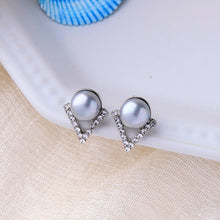 Load image into Gallery viewer, UMA Silver Studs - LILYANI LONDON - Earrings
