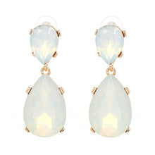 Load image into Gallery viewer, RHEMA White Statement Earrings - LILYANI LONDON - Earrings
