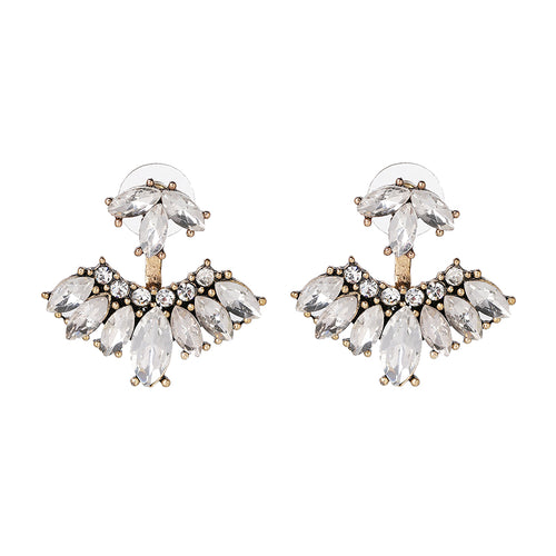 MILLIE Crystal Ear-Jackets - LILYANI LONDON - Earrings