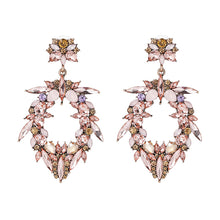 Load image into Gallery viewer, ROSALINE Pink Statement Earrings - LILYANI LONDON - Earrings
