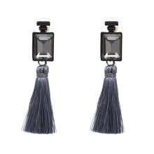 Load image into Gallery viewer, EMI in Grey Statement Earrings - LILYANI LONDON - Earrings
