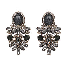 Load image into Gallery viewer, GINA in Black Statement Earrings - LILYANI LONDON - Earrings
