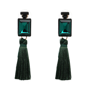 EMI in Green Statement Earrings - LILYANI LONDON - Earrings