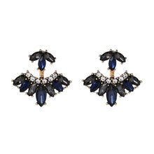 Load image into Gallery viewer, MILLIE Blue Ear-Jackets - LILYANI LONDON - Earrings
