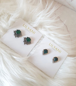 TERA Stud Earrings - LILYANI LONDON - Earrings