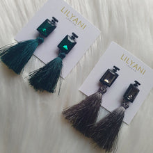 Load image into Gallery viewer, EMI in Green Statement Earrings - LILYANI LONDON - Earrings
