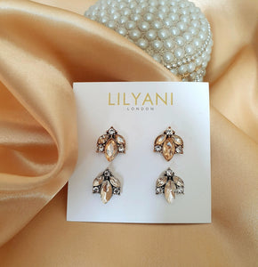 ARIELLA Silver Studs - LILYANI LONDON