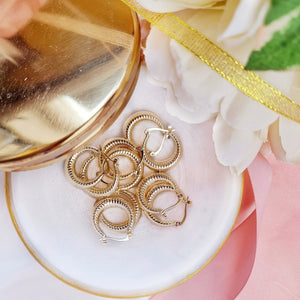 Classic Gold Hoops