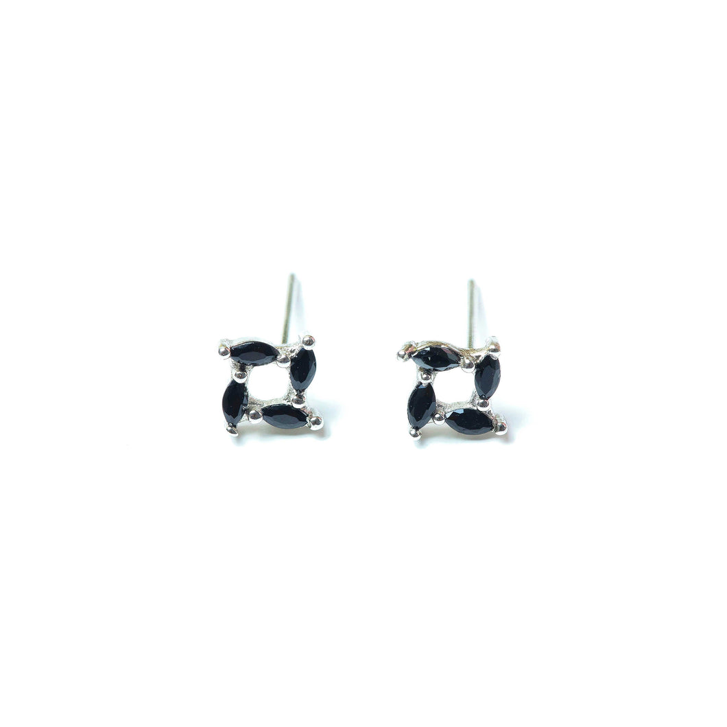 KOKO Black Studs - LILYANI LONDON - Earrings