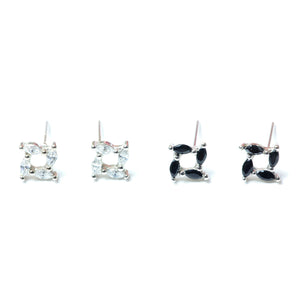 KOKO Silver Studs - LILYANI LONDON - Earrings