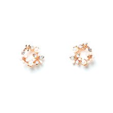 Load image into Gallery viewer, KRISSY Pink Studs - LILYANI LONDON - Earrings
