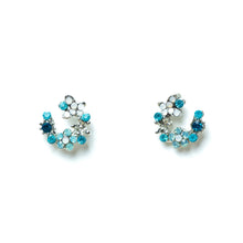 Load image into Gallery viewer, KRISSY Blue Studs - LILYANI LONDON - Earrings
