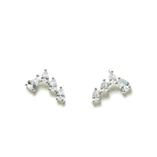 Load image into Gallery viewer, BEVERLY Silver Studs - LILYANI LONDON
