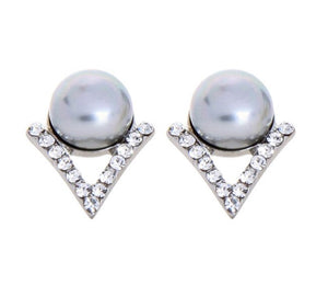 UMA Silver Studs - LILYANI LONDON - Earrings