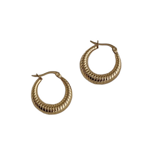 Classic Gold Hoops