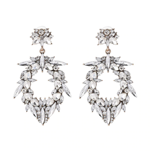 Load image into Gallery viewer, ROSALINE Crystal Statement Earrings - LILYANI LONDON - Earrings
