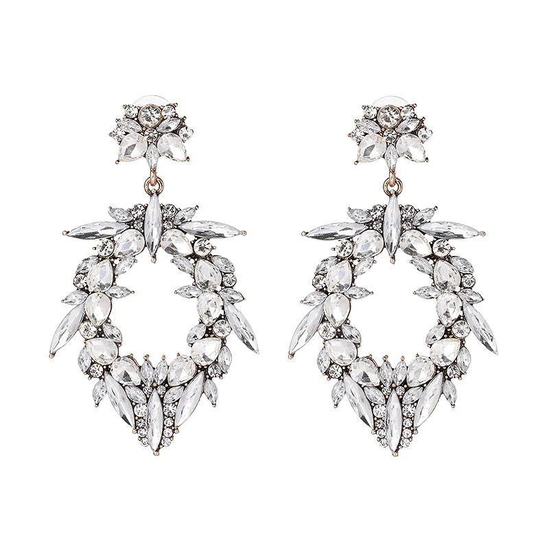 ROSALINE Crystal Statement Earrings - LILYANI LONDON - Earrings