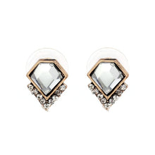 Load image into Gallery viewer, VERA Green Stud Earrings - LILYANI LONDON - Earrings
