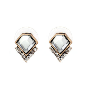 VERA Green Stud Earrings - LILYANI LONDON - Earrings