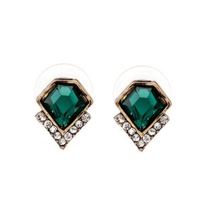 VERA Grey Stud Earrings - LILYANI LONDON - Earrings