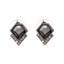 Load image into Gallery viewer, VERA Green Stud Earrings - LILYANI LONDON - Earrings
